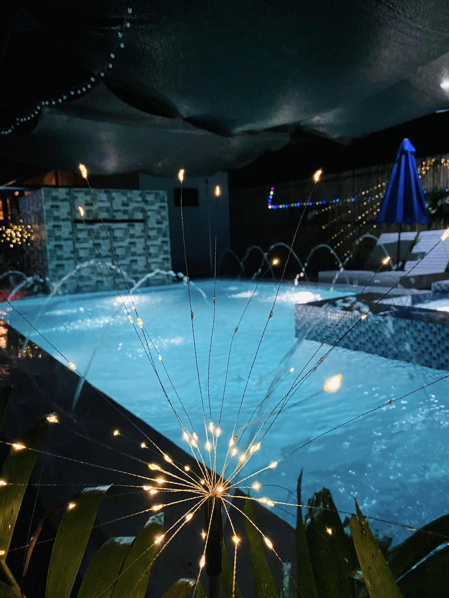 pool night